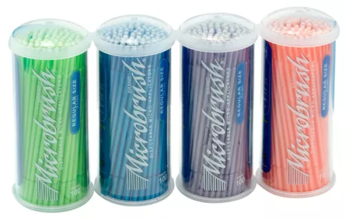 Microbrush Tubes Regular Assorted 400pcs